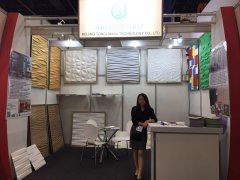 酷墻3D裝飾板參展巴西圣保羅國(guó)際建材展